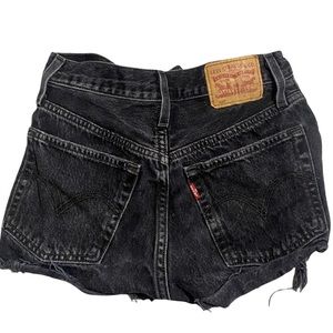 levi’s black shorts W24